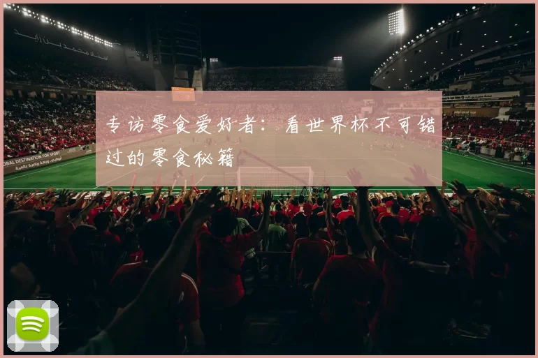 专访零食爱好者：看世界杯不可错过的零食秘籍