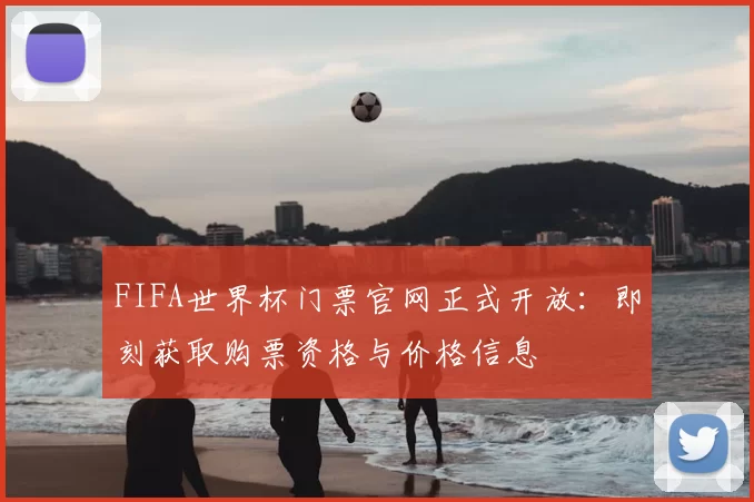 FIFA世界杯门票官网正式开放:即刻获取购票资格与价格信息