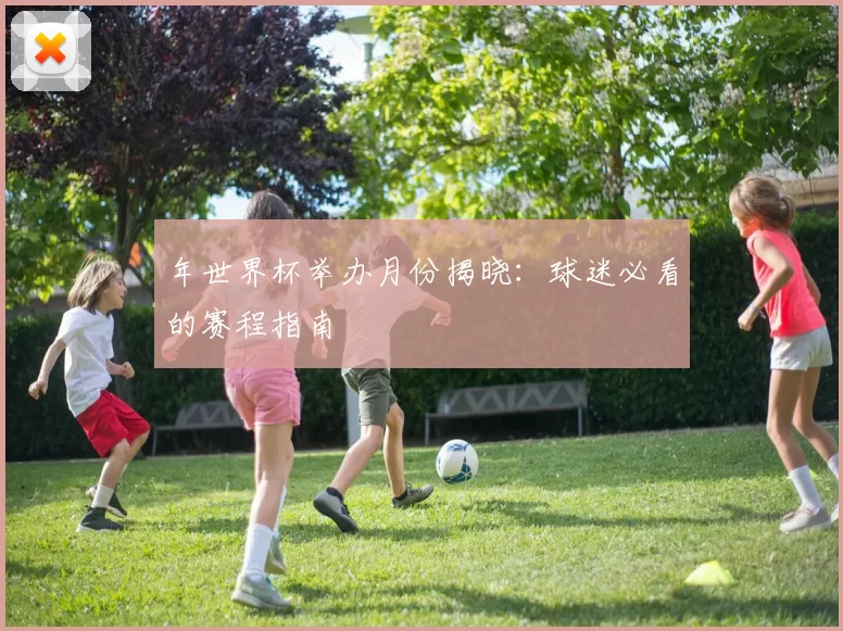 年世界杯举办月份揭晓：球迷必看的赛程指南